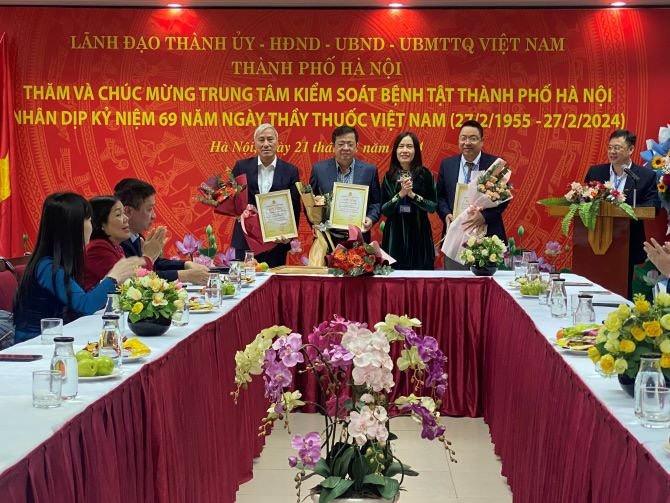 Trung tâm Kiểm soát bệnh tật thành phố Hà Nội kỷ niệm 69 năm ngày Thầy thuốc Việt Nam