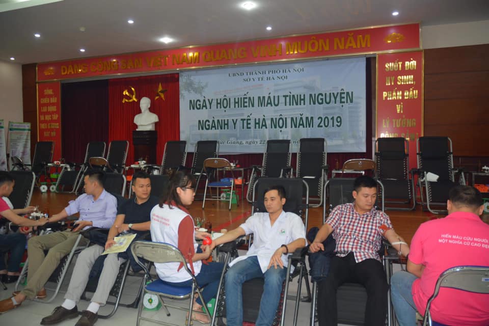Ngành y tế Hà Nội tiếp nhận 580 đơn vị máu tình nguyện