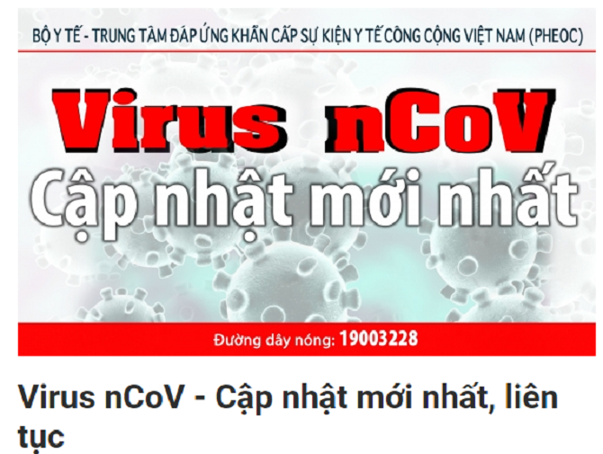 Cập nhật mới liên tục tình hình dịch bệnh viêm phổi cấp nCoV